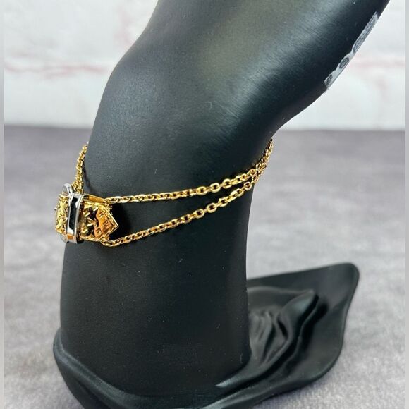 Louis Vuitton Nanogram Belt Double Strand Bracelet - Picture 6 of 16